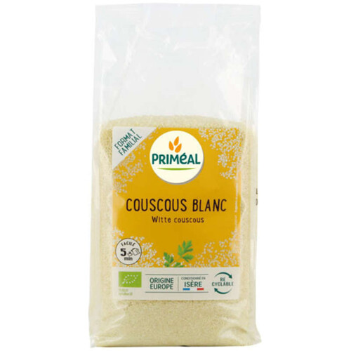 Priméal Couscous Blanc Format Familial 1kg
