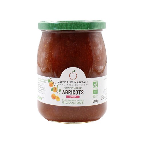 Coteaux Nantais Confiture d'Abricots Extra Bio 690g