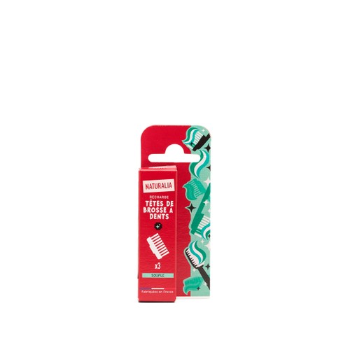 Naturalia Recharge Tètes de Brosse à dents x3