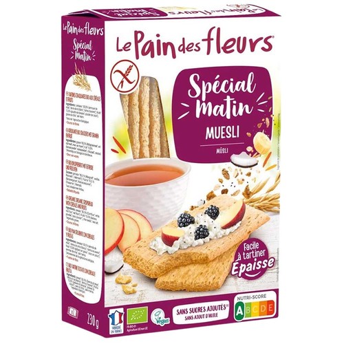 Le Pain des fleurs Tartine Matin Muesli 230g