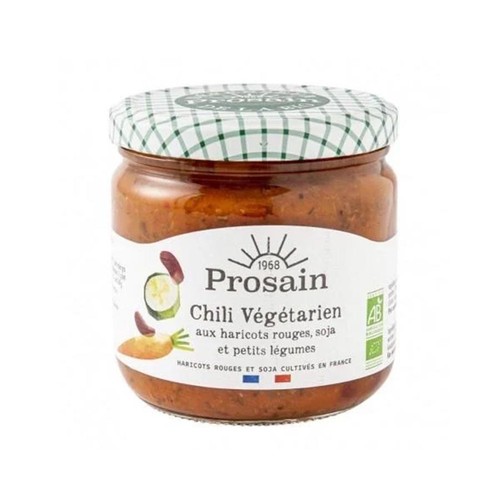 Prosain Chili Végétarien aux Haricots Rouges Soja & Petits Légumes 355g