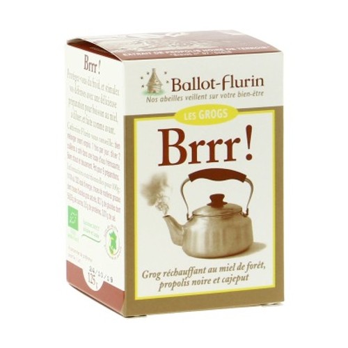 Ballot Flurin Brrr Grog Réchauffant Au Miel Propolis Noir & Cajeput 125G