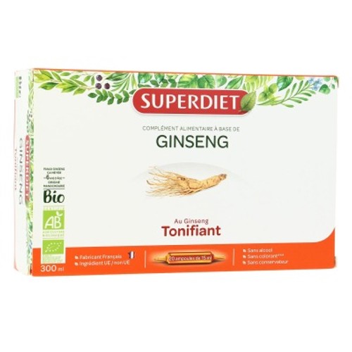 Super Diet Ginseng Bio - 20 Ampoules