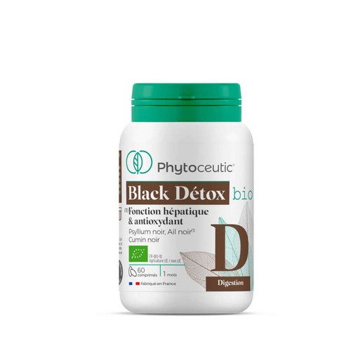 Phytoceutic Black Détox Bio 60 Comprimés