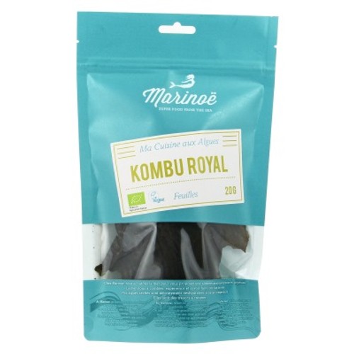 Marinoé Algues Kombu Royal en Feuilles Bio 20g