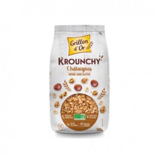 Grillon d'Or Krounchy Châtaignes Sans Gluten 500g