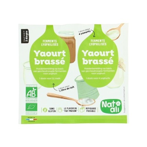 Natali Préparation Pour Yaourt Brassé Bio 2x6g
