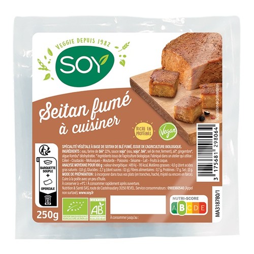 Soy Seitan Fumé 250g