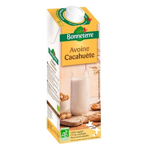 Bonneterre Boisson Avoine Cacahuète 1L