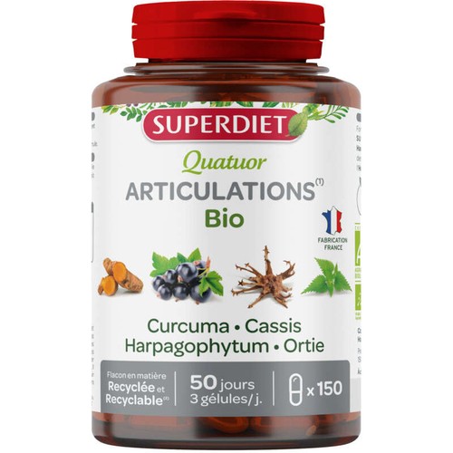[Par Naturalia]  Superdiet Complément Alimentaire au Curcuma Bio gélules x150