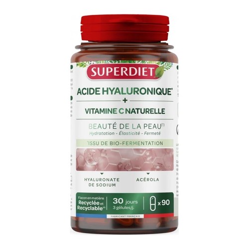 Super Diet Acide Hyaluronique Vitamine C 90 Gélules