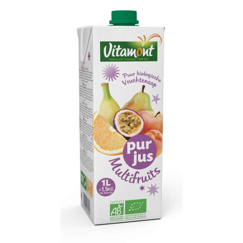 Vitamont Jus Multifruits Exotiques Bio 1L