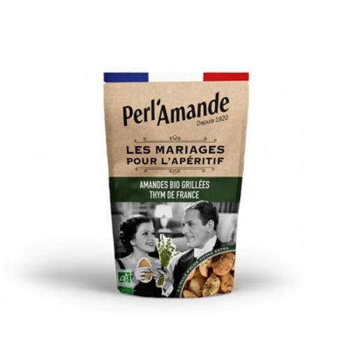 Perl'Amande Amandes Bio Grillées Thym de France 100g