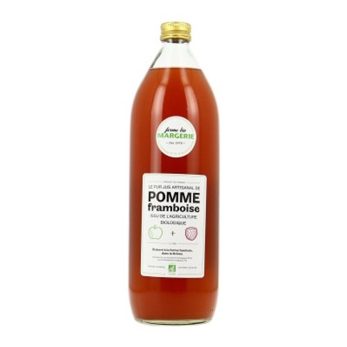 Ferme Bio Margerie Jus Artisanal Pomme Framboise Bio 1L