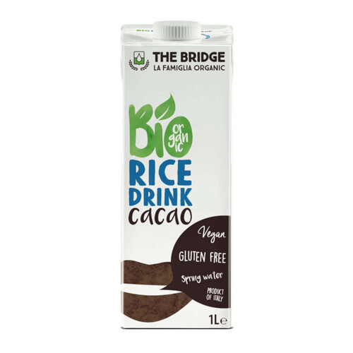 The Bridge Boisson Au Riz Chocolat Sans Gluten 1L Bio