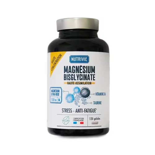 Nutrivie Magnésium Bisglycinate 1500 mg Extra dose x120 Gélules