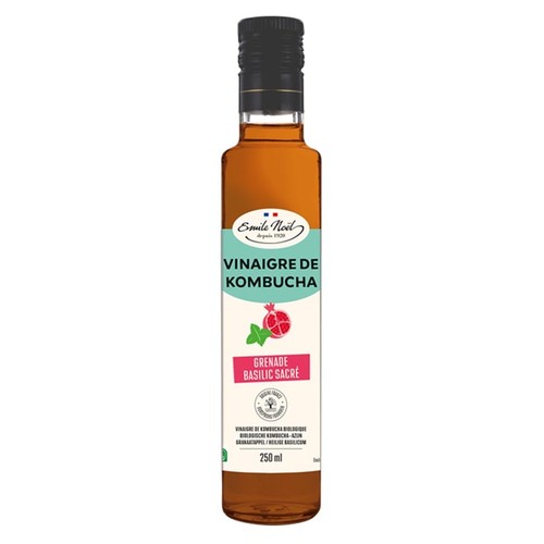 Emile Noël Vinaigre de Kombucha Grenade Basicilic Sacré 250ml