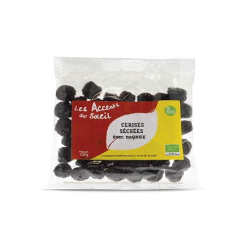 Les Accent du Soleil Cerises Griottes Séchées Bio 125g