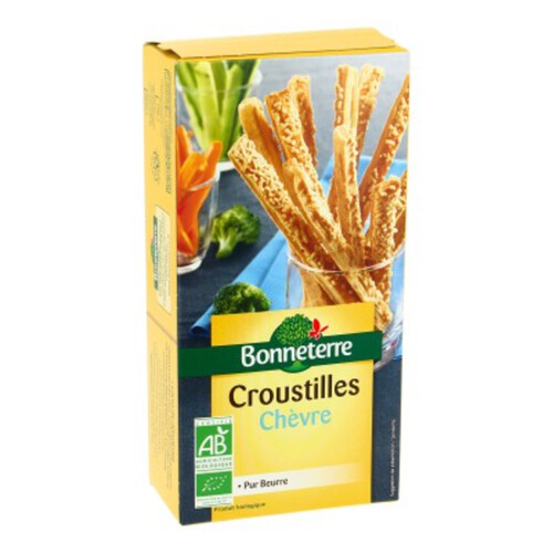 Bonneterre Croustilles Chèvre Bio 100g