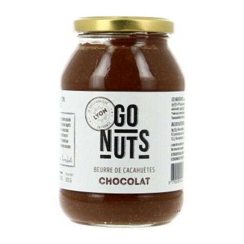 Go Nuts Beurre De Cacahuètes Au Chocolat Bio 500G