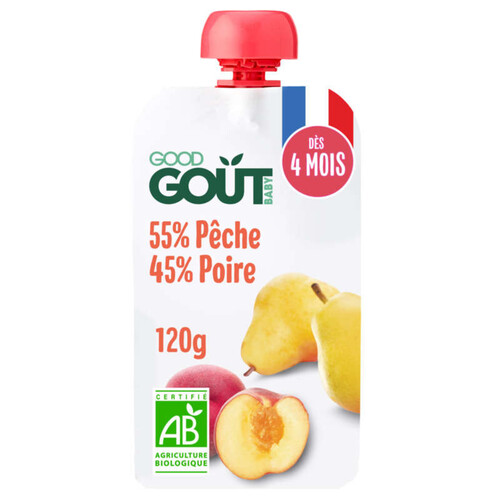 FRANCE BéBé BIO - Compote de fruits BIO en gourde dès 4 mois