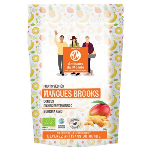 Artisans du Monde Mangues Séchées Brooks Bio 100g
