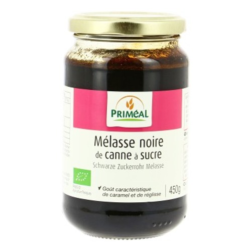 Priméal Mélasse Noire de Canne à Sucre Bio 450g
