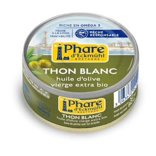 Phare D'Eckmühl Thon Blanc À L'Huile D'Olive Msc 80g