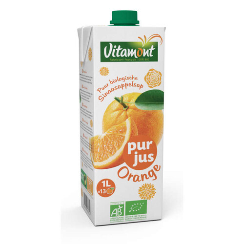 Vitamont Jus Oranges Tetra 1L Bio