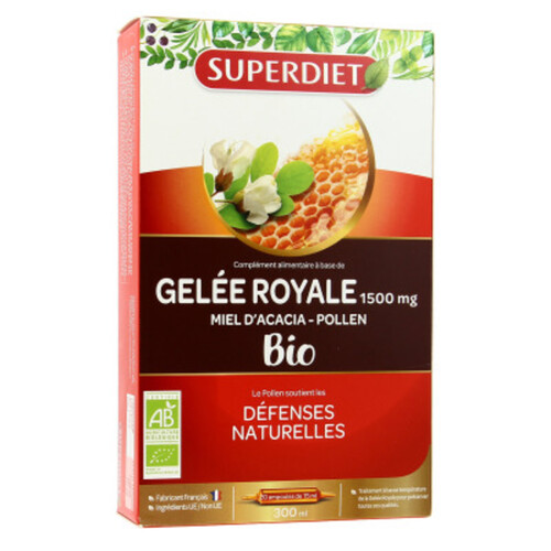 Super Diet Gelée Royale Miel Pollen 20X15Ml Bio