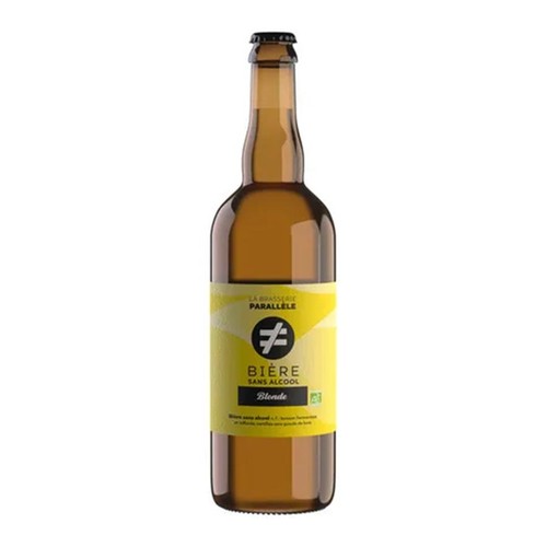 Brasserie Parallèle Bière Blonde sans Alcool 0° vol. 75cl