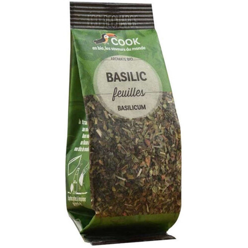Cook Aromate Bio Feuilles de Basilic 15g