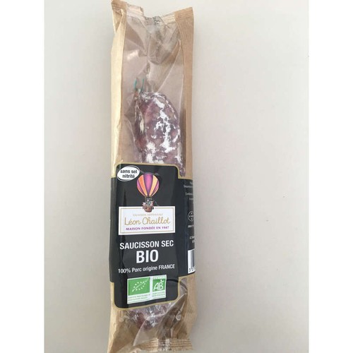 Léon Chaillot Saucisson Pur Porc Bio 200g
