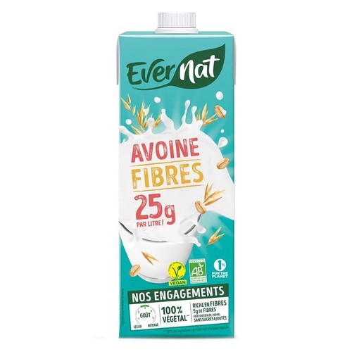 Evernat Boisson Avoine Fibres 1L