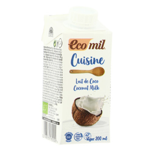 Eco Mil Crème Cuisine Coco Bio 200ml