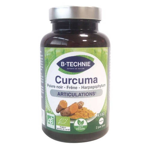 Biotechnie Curcuma Articulation Bio 180 Comprimés
