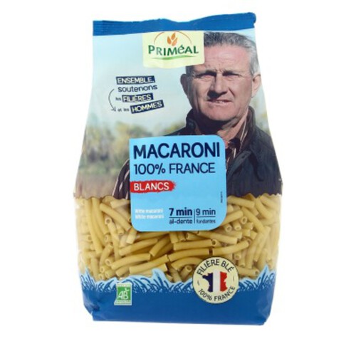 Primeal Macaroni Blancs Bio 500G