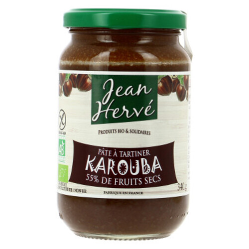 Jean Herve Karouba pâte à tartiner 55% de fruits sec Bio 340g