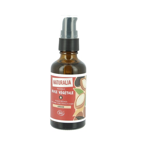 Naturalia Huile végétale Argan Bio Peaux sèches 50ml