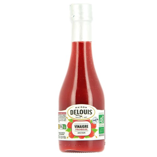 Delouis Fils Vinaigre à la Pulpe de Framboise 25cl