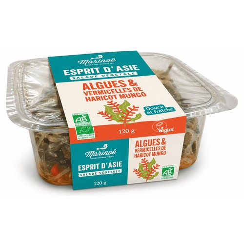 Algue Marinoe Salade d'algues esprit d'Asie Bio 120g