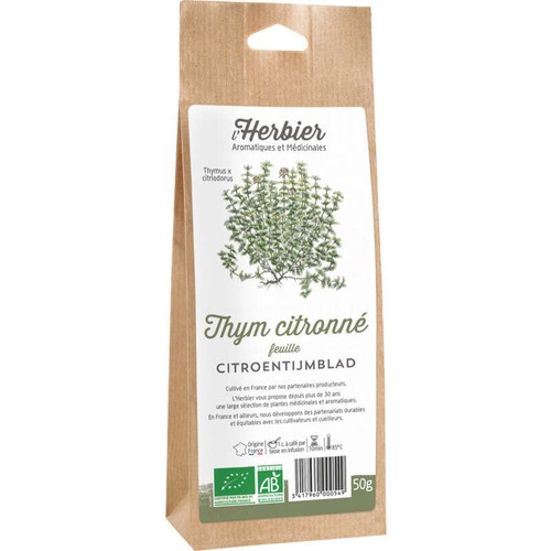 Herbier de France Thym citronne feuilles 50g