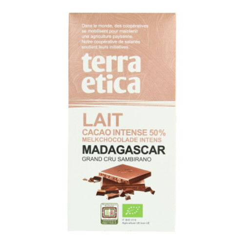 Cafe Michel Chocolat Au Lait Madagascar 50% Bio 100g