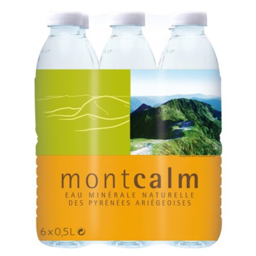 Montcalm Pack Eau Minérale Naturelle 6X0.5L