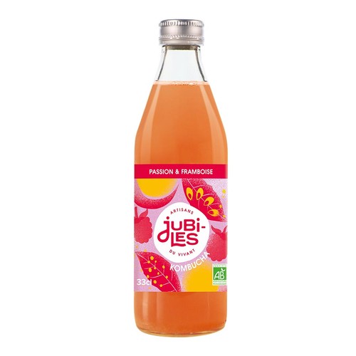 Jubiles Kombucha Passion Framboise 33cl