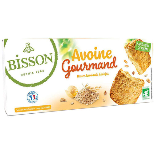 Bisson biscuit avoine gourmand 133g