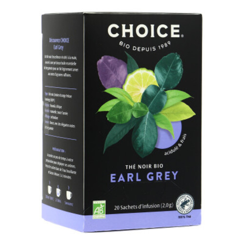 Choice Thé Noir Earl Grey X20