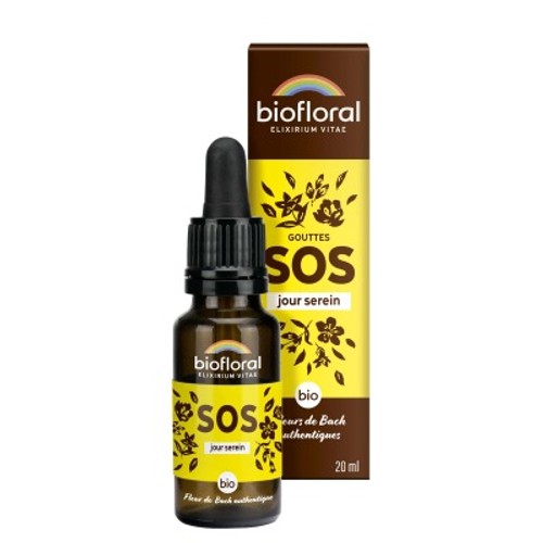 Biofloral Gouttes SOS Jour Serein Bio 20ml