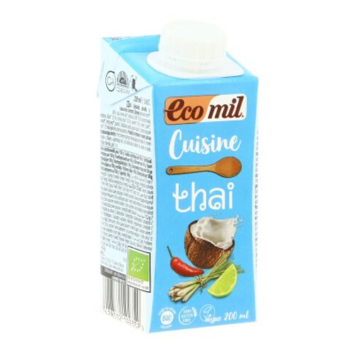 Ecomil Crème de Coco Cuisine Thaï Bio 200ml