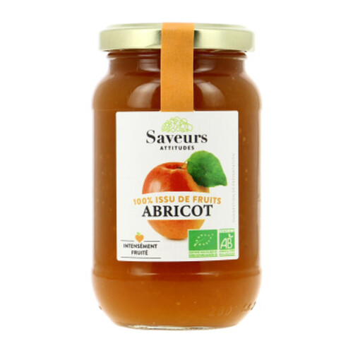 Saveurs Attitudes Confiture d'Abricot Bio 310g